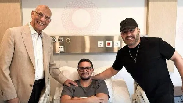 Ahmed El Sakka reassures the public after his son Yassin’s knee surgery