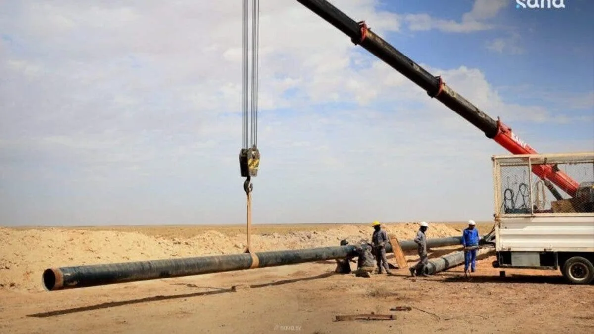 Explosion targets Al-Jbessa gas pipeline and sparks fire in Hasakah countryside