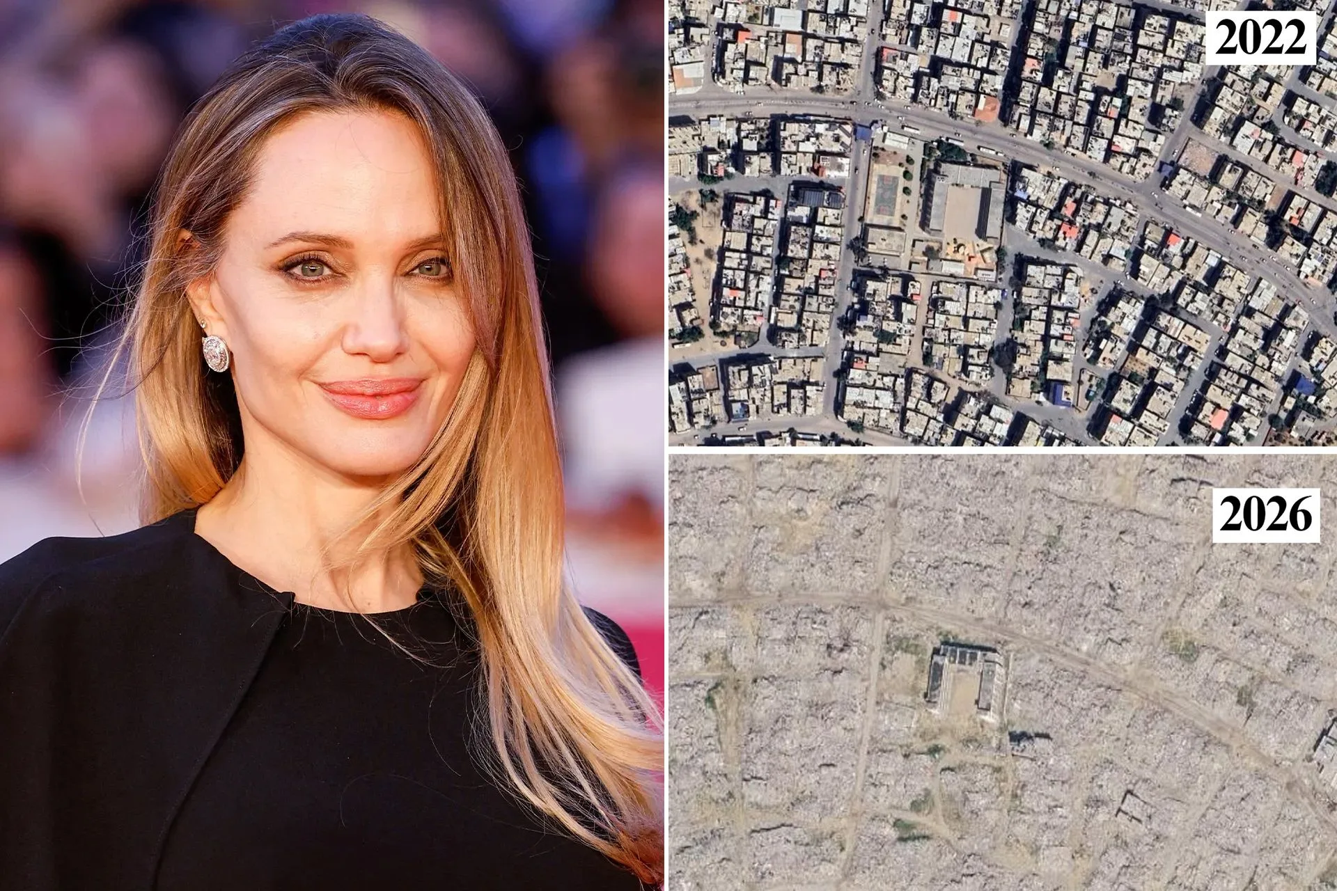 أنجلينا جولي تنشر صور دمار غزة وأكاديمية السينما تدعو لاستمرار التضامن